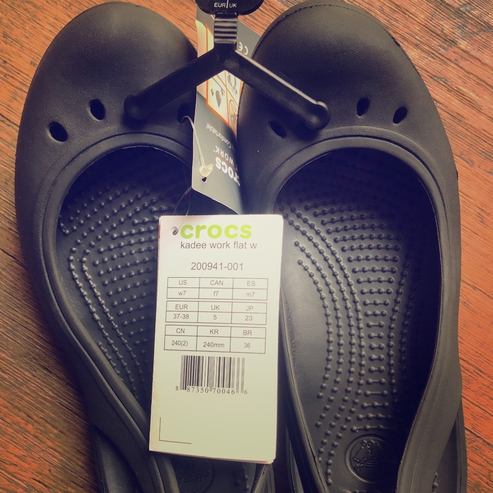 Crocs work flats